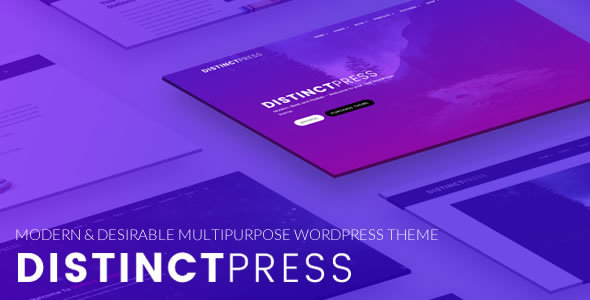 DistinctPress Pro Preview Wordpress Theme - Rating, Reviews, Preview, Demo & Download