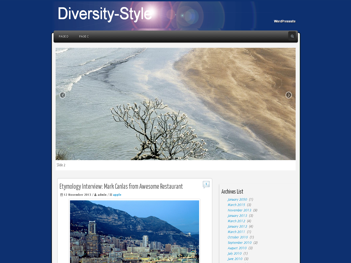 Diversity Preview Wordpress Theme - Rating, Reviews, Preview, Demo & Download