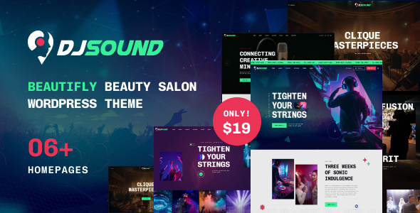 DJsound Preview Wordpress Theme - Rating, Reviews, Preview, Demo & Download
