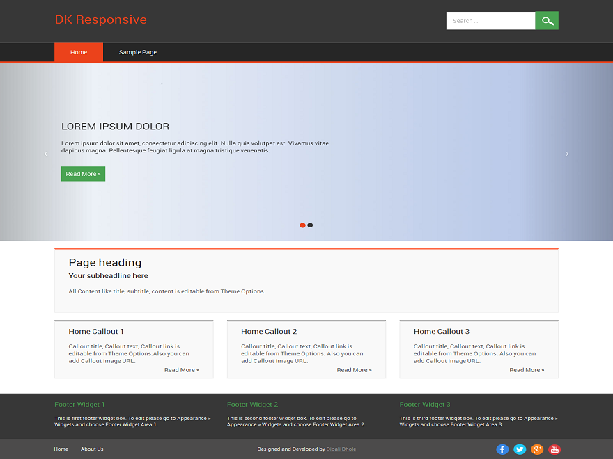 DK Responsive Preview Wordpress Theme - Rating, Reviews, Preview, Demo & Download