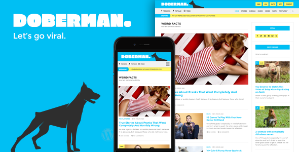 Doberman Preview Wordpress Theme - Rating, Reviews, Preview, Demo & Download