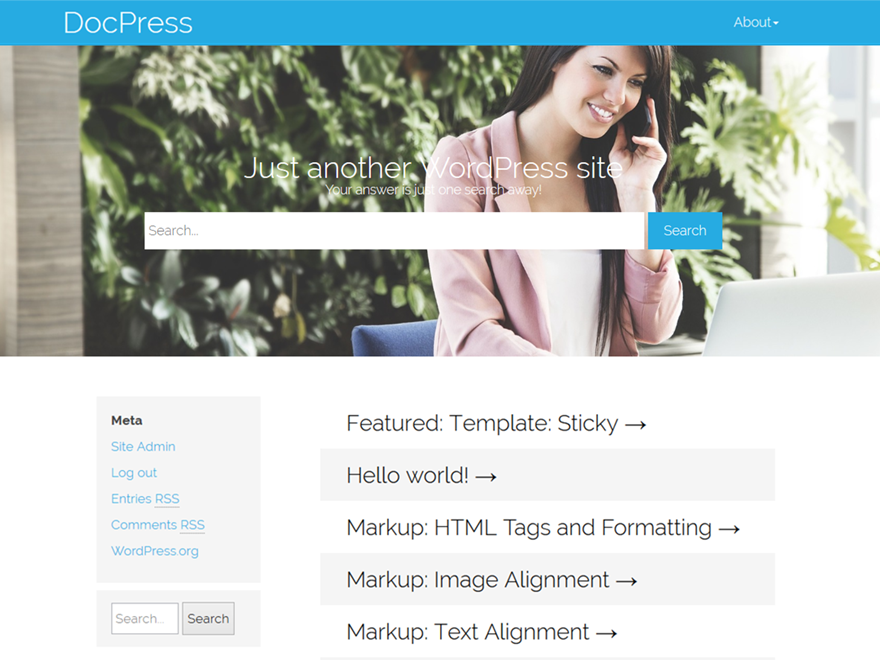 DocPress Preview Wordpress Theme - Rating, Reviews, Preview, Demo & Download