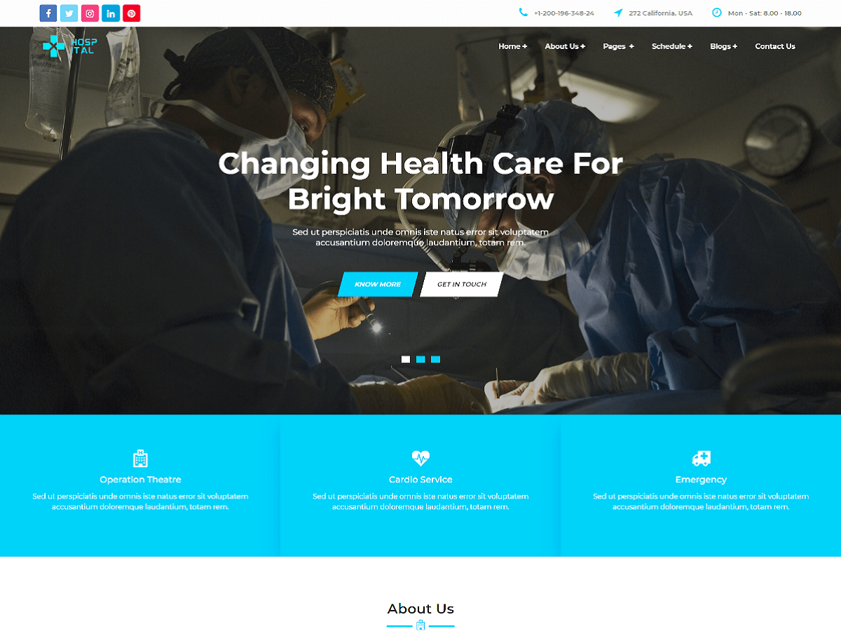 Doctor Service Preview Wordpress Theme - Rating, Reviews, Preview, Demo & Download
