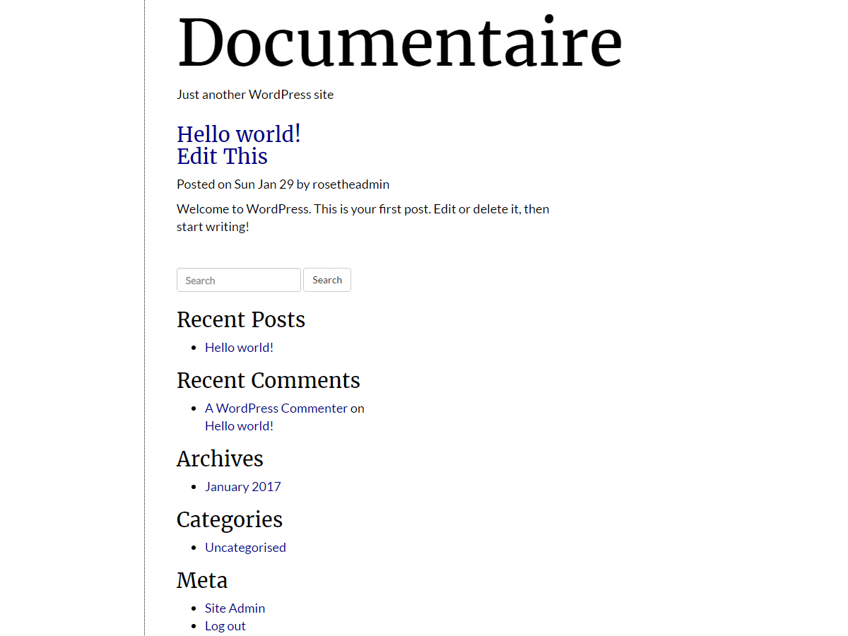 Documentaire Preview Wordpress Theme - Rating, Reviews, Preview, Demo & Download