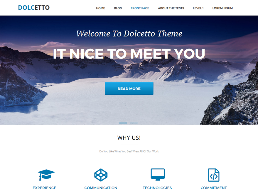 Dolcetto Preview Wordpress Theme - Rating, Reviews, Preview, Demo & Download