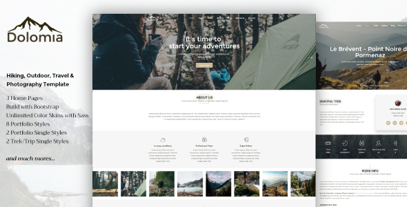 Dolomia Preview Wordpress Theme - Rating, Reviews, Preview, Demo & Download