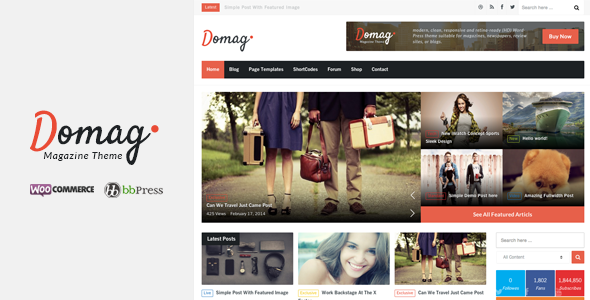 Domag L Preview Wordpress Theme - Rating, Reviews, Preview, Demo & Download