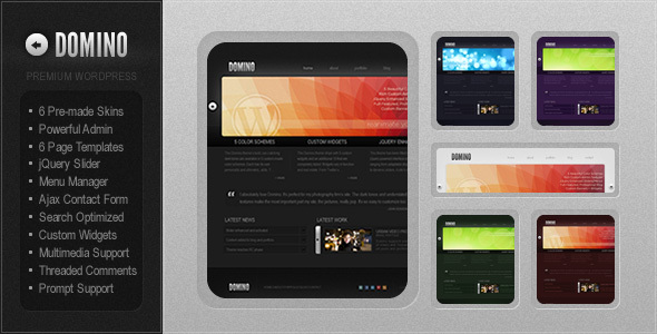Domino Preview Wordpress Theme - Rating, Reviews, Preview, Demo & Download
