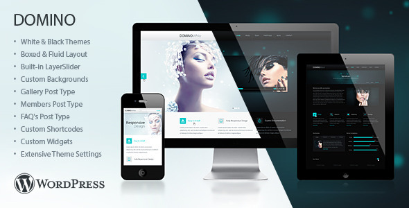 Domino Responsive Preview Wordpress Theme - Rating, Reviews, Preview, Demo & Download