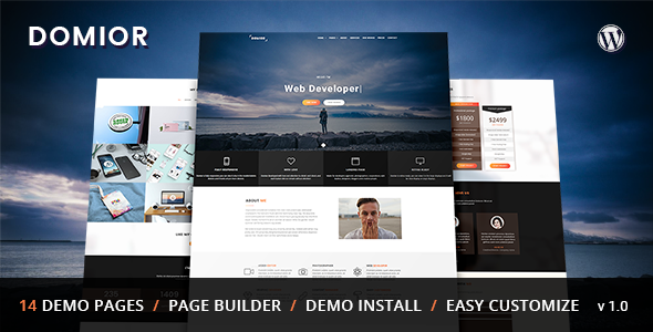 Domior Preview Wordpress Theme - Rating, Reviews, Preview, Demo & Download