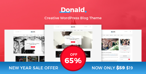 Donald Preview Wordpress Theme - Rating, Reviews, Preview, Demo & Download