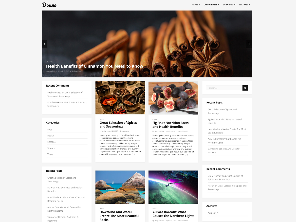 Donna Preview Wordpress Theme - Rating, Reviews, Preview, Demo & Download