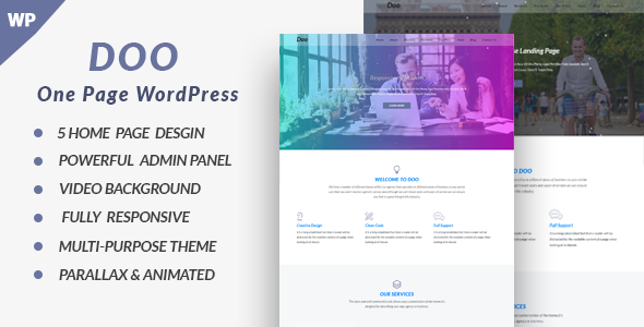 Doo Preview Wordpress Theme - Rating, Reviews, Preview, Demo & Download