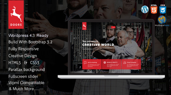 Doors Preview Wordpress Theme - Rating, Reviews, Preview, Demo & Download