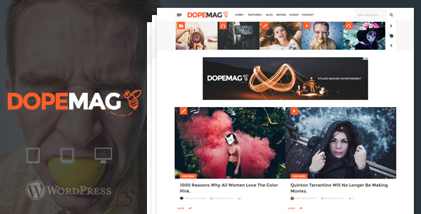 DopeMag Preview Wordpress Theme - Rating, Reviews, Preview, Demo & Download