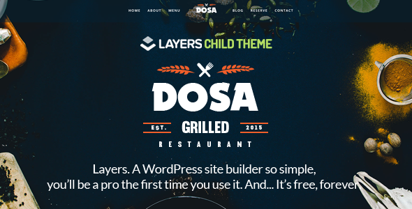 DOSA Preview Wordpress Theme - Rating, Reviews, Preview, Demo & Download