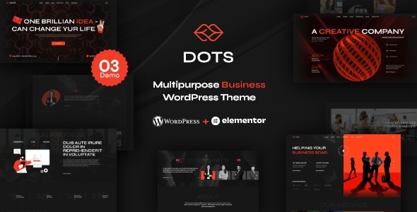 Dots Preview Wordpress Theme - Rating, Reviews, Preview, Demo & Download