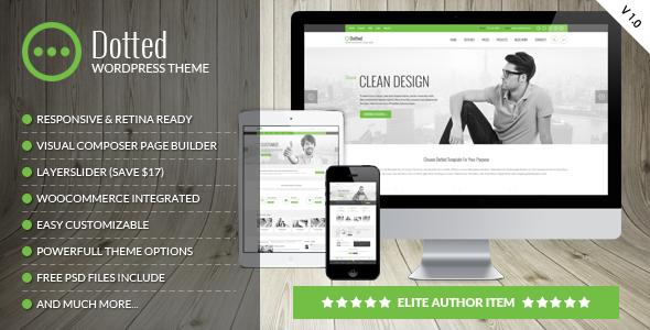 Dotted Preview Wordpress Theme - Rating, Reviews, Preview, Demo & Download