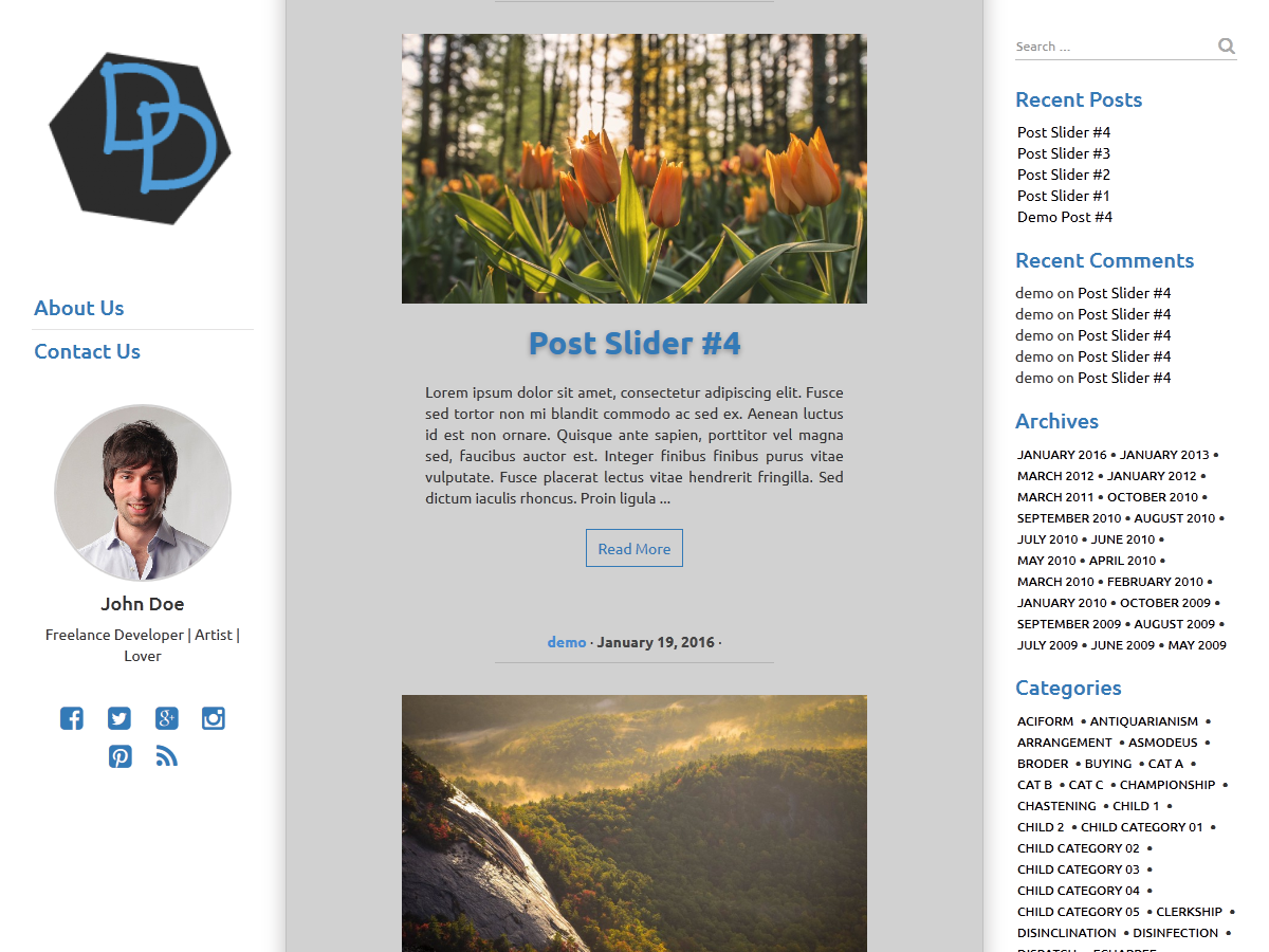 Double Dou Preview Wordpress Theme - Rating, Reviews, Preview, Demo & Download