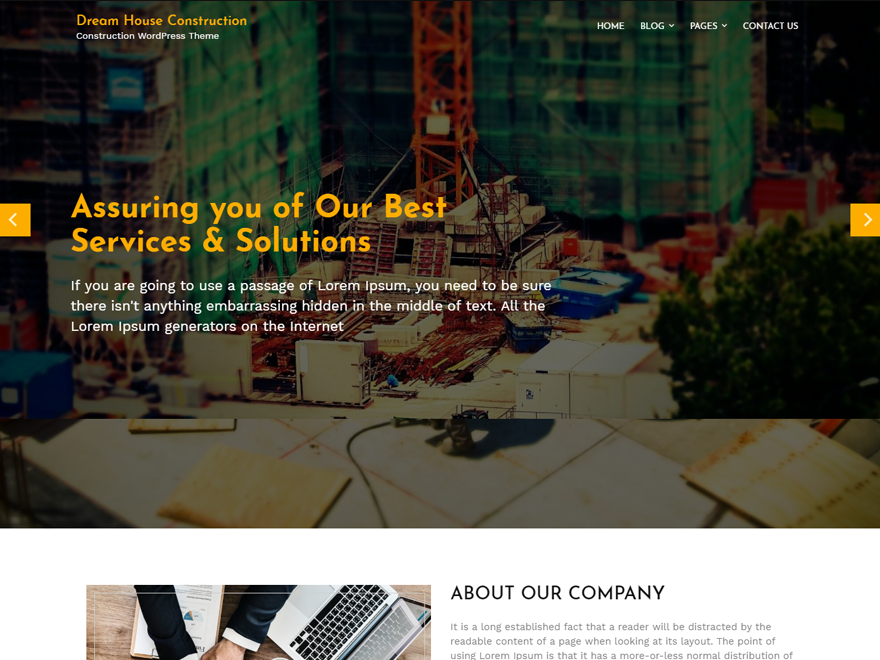 Dream House Preview Wordpress Theme - Rating, Reviews, Preview, Demo & Download