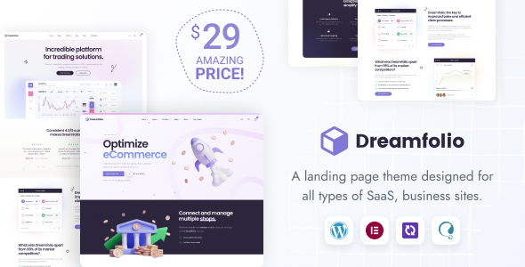 Dreamfolio Preview Wordpress Theme - Rating, Reviews, Preview, Demo & Download
