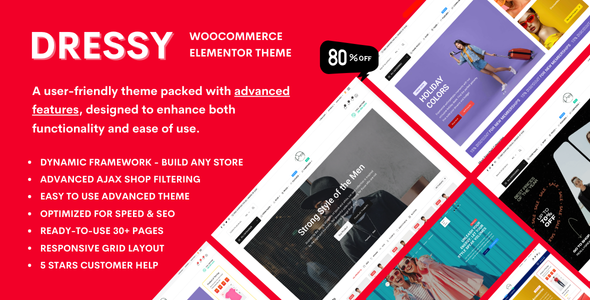 Dressy Preview Wordpress Theme - Rating, Reviews, Preview, Demo & Download