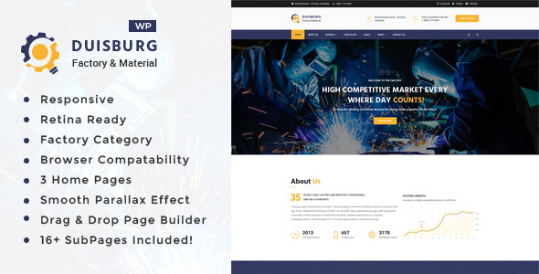 Duisburg Preview Wordpress Theme - Rating, Reviews, Preview, Demo & Download