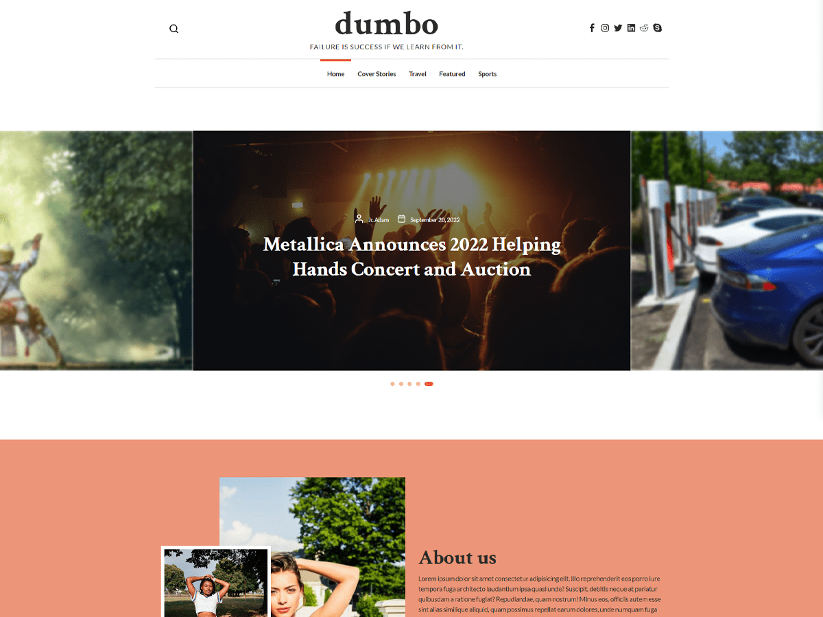 Dumbo Preview Wordpress Theme - Rating, Reviews, Preview, Demo & Download