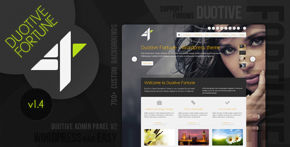 Duotive Fortune Preview Wordpress Theme - Rating, Reviews, Preview, Demo & Download