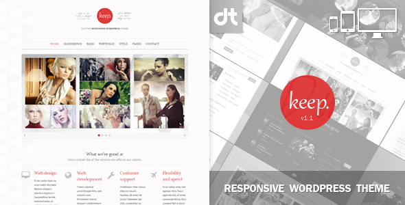 Duotive Keep Preview Wordpress Theme - Rating, Reviews, Preview, Demo & Download
