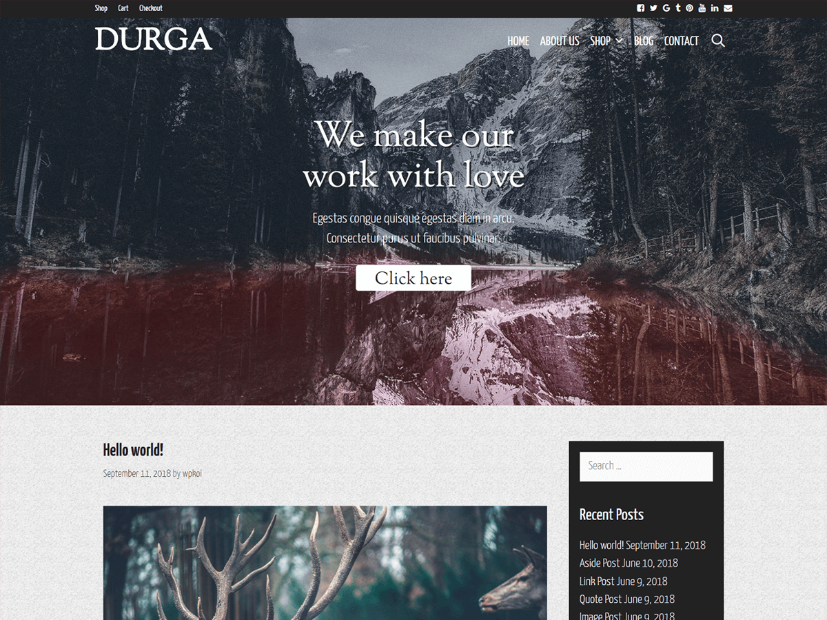 Durga Preview Wordpress Theme - Rating, Reviews, Preview, Demo & Download