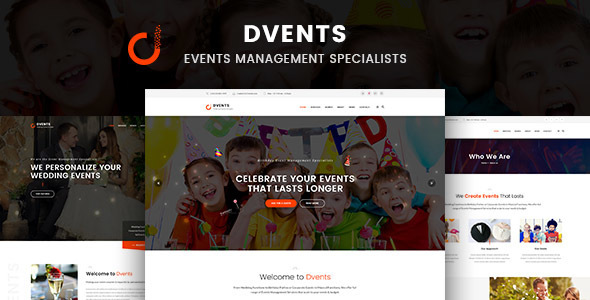 Dvents Preview Wordpress Theme - Rating, Reviews, Preview, Demo & Download