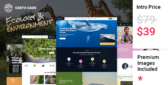 EarthCare Preview Wordpress Theme - Rating, Reviews, Preview, Demo & Download