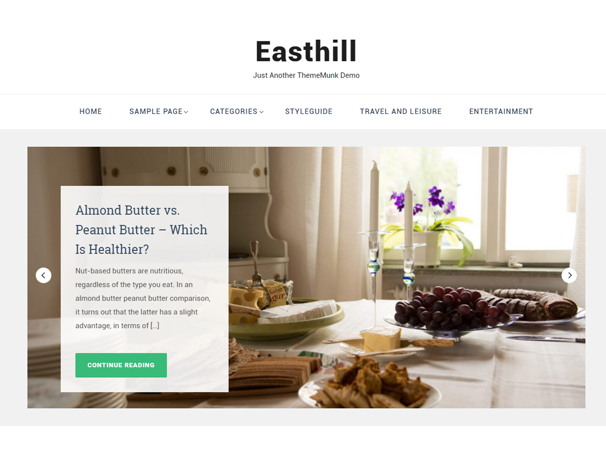 Easthill Preview Wordpress Theme - Rating, Reviews, Preview, Demo & Download