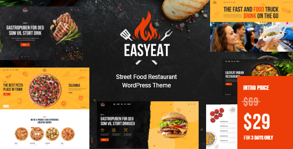 EasyEat Preview Wordpress Theme - Rating, Reviews, Preview, Demo & Download