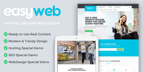EasyWeb Preview Wordpress Theme - Rating, Reviews, Preview, Demo & Download