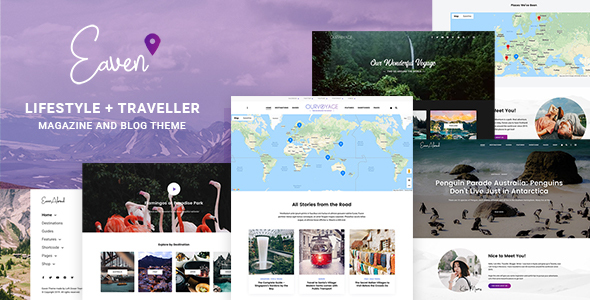 Eaven Preview Wordpress Theme - Rating, Reviews, Preview, Demo & Download