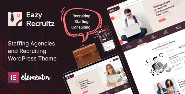 Eazy Recruitz Preview Wordpress Theme - Rating, Reviews, Preview, Demo & Download