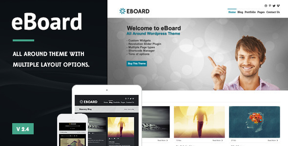 EBoard Preview Wordpress Theme - Rating, Reviews, Preview, Demo & Download