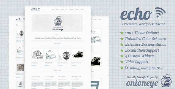 Echo Preview Wordpress Theme - Rating, Reviews, Preview, Demo & Download