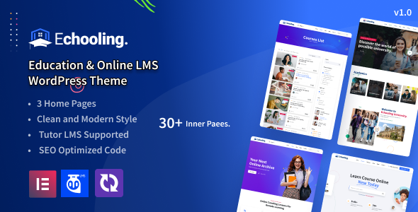 Echooling Preview Wordpress Theme - Rating, Reviews, Preview, Demo & Download