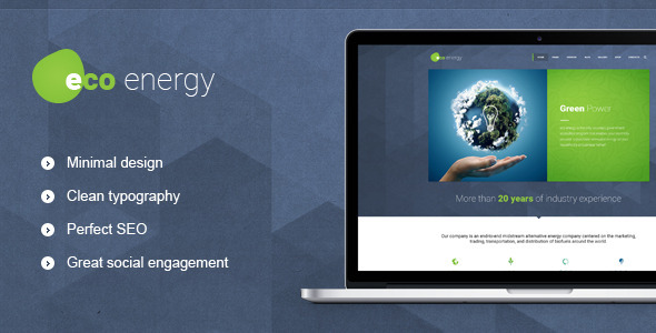 ECO Energy Preview Wordpress Theme - Rating, Reviews, Preview, Demo & Download