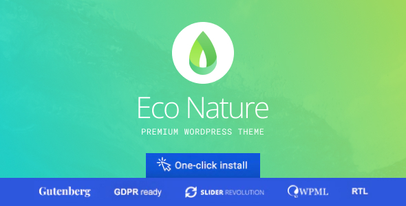 Eco Nature Preview Wordpress Theme - Rating, Reviews, Preview, Demo & Download