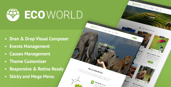 Eco World Preview Wordpress Theme - Rating, Reviews, Preview, Demo & Download