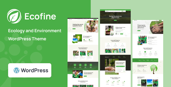 Ecofine Preview Wordpress Theme - Rating, Reviews, Preview, Demo & Download