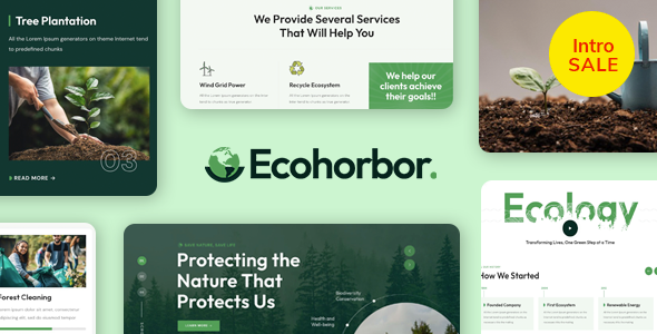 Ecohorbor Preview Wordpress Theme - Rating, Reviews, Preview, Demo & Download