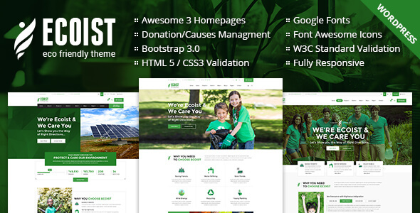Ecoist Preview Wordpress Theme - Rating, Reviews, Preview, Demo & Download