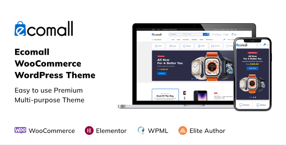Ecomall Preview Wordpress Theme - Rating, Reviews, Preview, Demo & Download