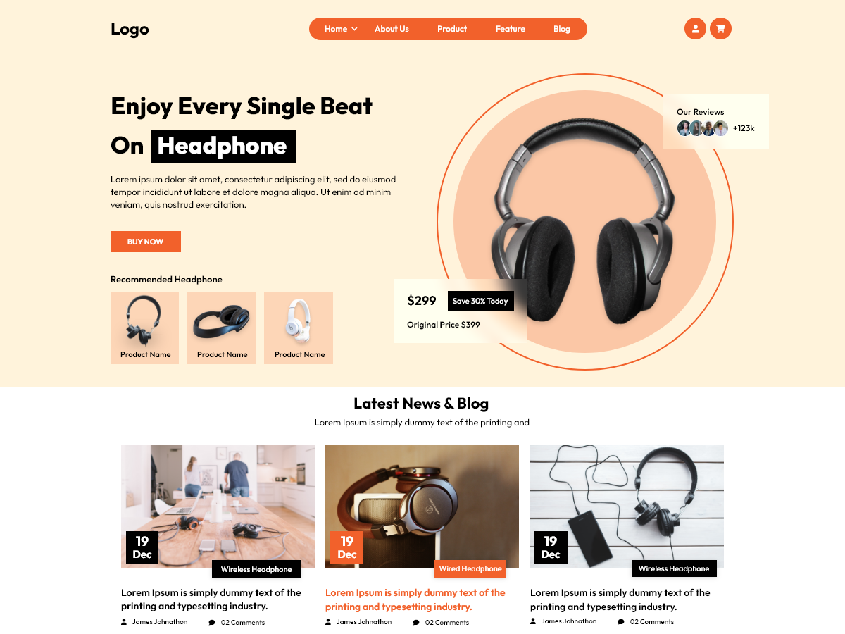 Ecommerce Landing Preview Wordpress Theme - Rating, Reviews, Preview, Demo & Download