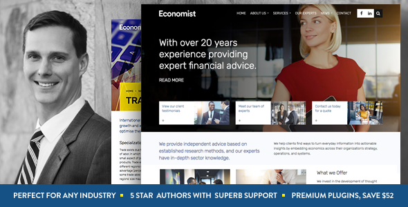 Economist Preview Wordpress Theme - Rating, Reviews, Preview, Demo & Download